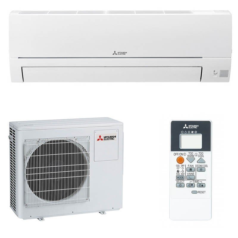 El aire acondicionado Mitsubishi MSZ-HR35VFK con tecnología Inverter ofrece una climatización eficiente y confortable durante todo el año. Con una potencia de aproximadamente 3,4 kW en refrigeración, permite mantener una temperatura agradable con un funcionamiento silencioso y un consumo energético optimizado.